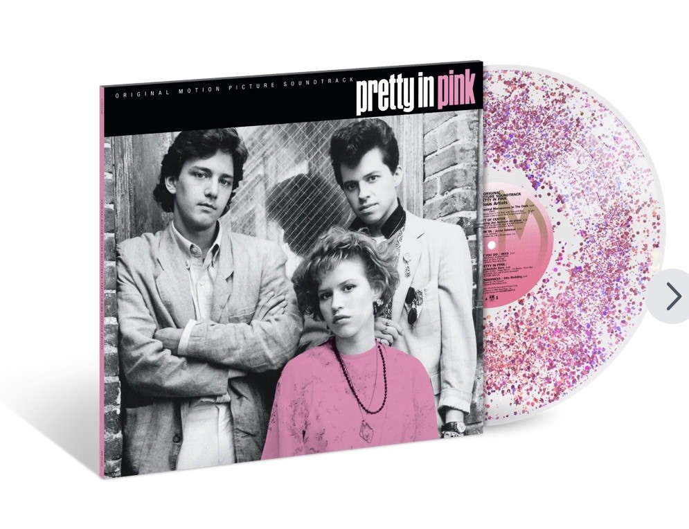 PRETTY IN PINK Ltd Ed 2026 Movie Soundtrack Glitter FILLED PINK VINYL New LP