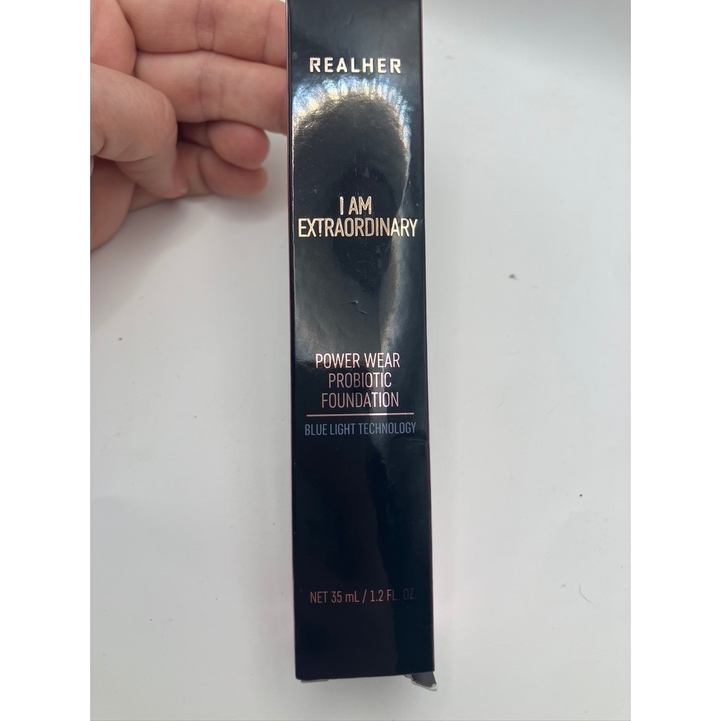 REALHER Power Wear Probiotic Foundation Womens 1.2oz I Am Extraordinary NEW