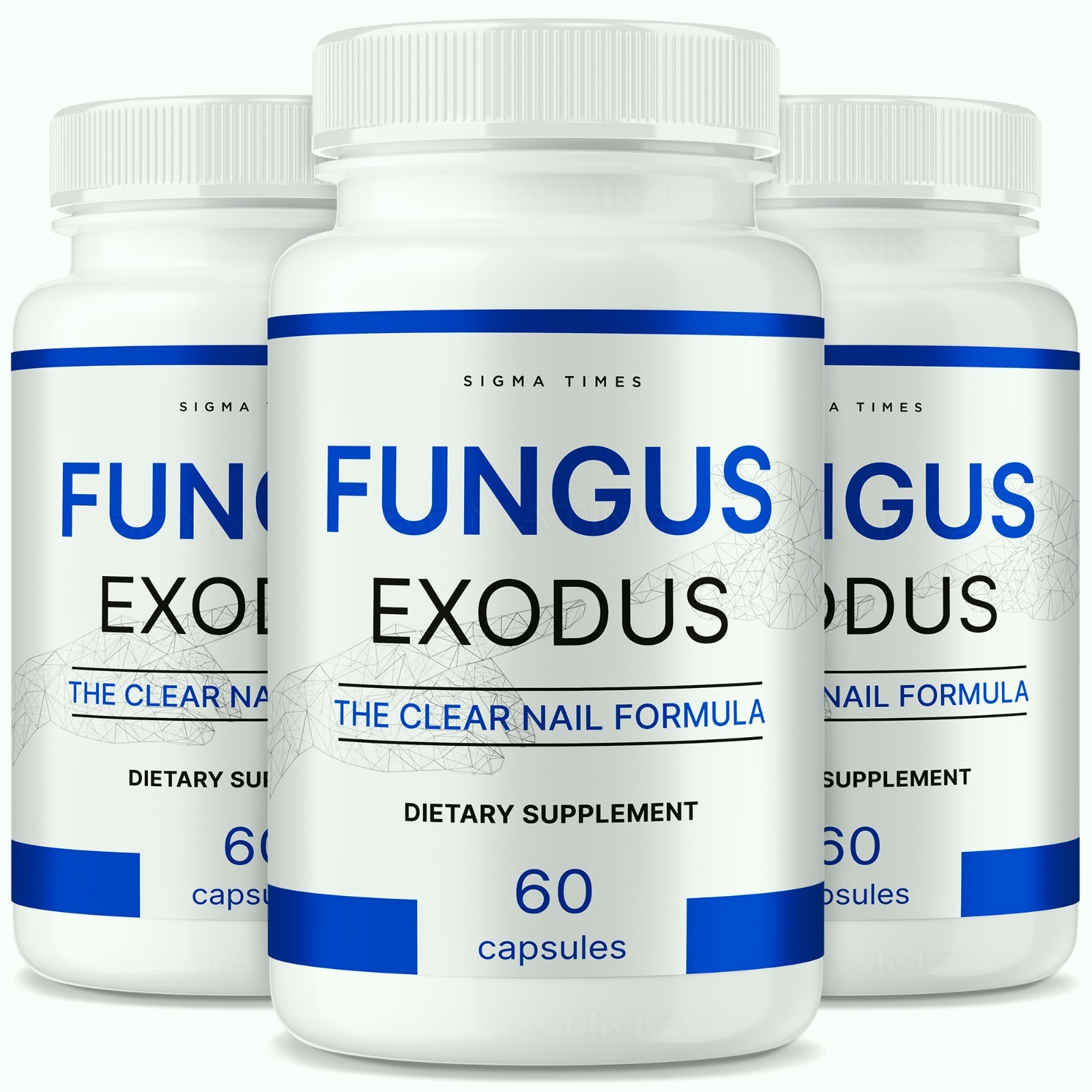 Fungus Exodus Pills to Combat Toenail Fungus and Restore Nail Health - 3 Pack
