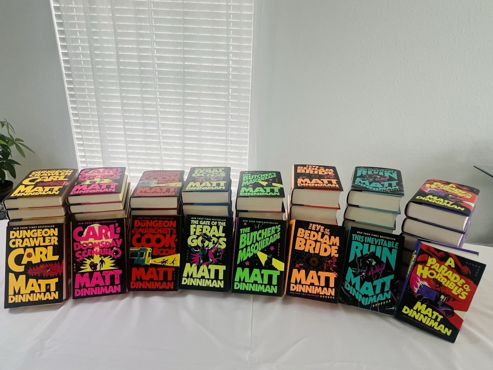 Dungeon Crawler Carl 1–8 Hardcover Complete Set By Matt Dinniman 🧌🐱