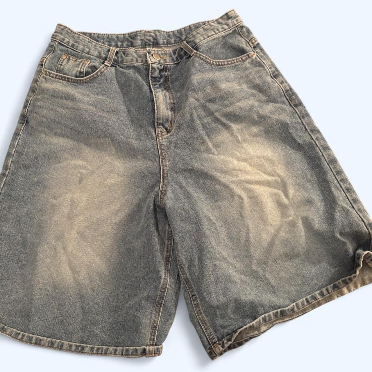 Unbranded Women\'s Blue and Grey Shorts Unbranded Women\'s Blue and Grey Shorts