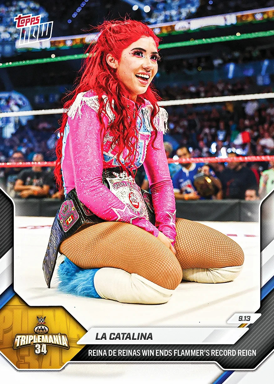 2026 Topps Now WWE #98 La Catalina TripleMania 34 PRESALE 2026 Topps Now WWE #98 La Catalina TripleMania 34 PRESALE