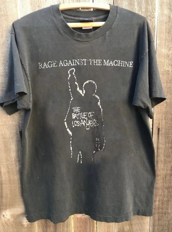 Vintage Rage Against the Machine rock band Charcoal Unisex T-shirt S-5XL