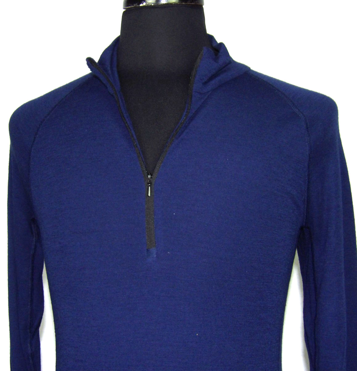 Icebreaker Merino BodyFit Basics 200 Navy Blue 1/4 Zip Base Layer Men\'s Large