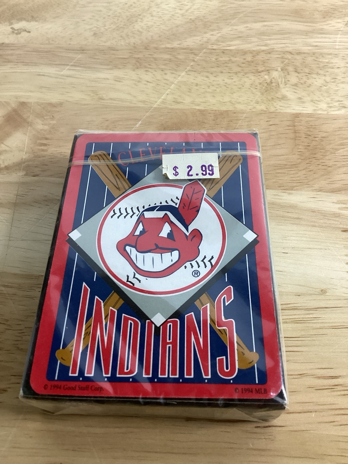 Vintage Cleveland Indians Chief Wahoo Playing Cards 1994 SEALED