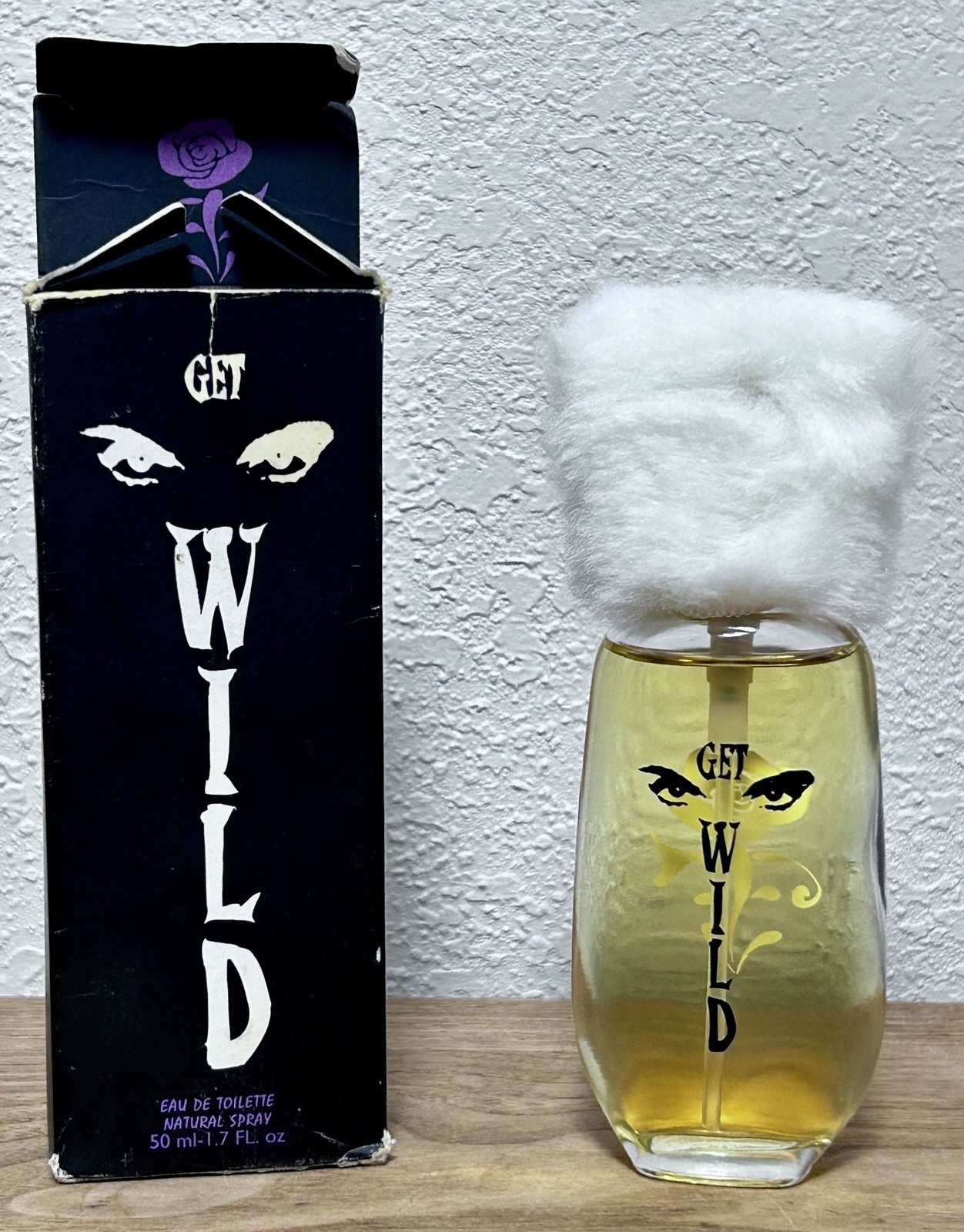 RARE Vtg 1995 Prince Get Wild Perfume Bottle & Box NPG Paisley Park Collectible