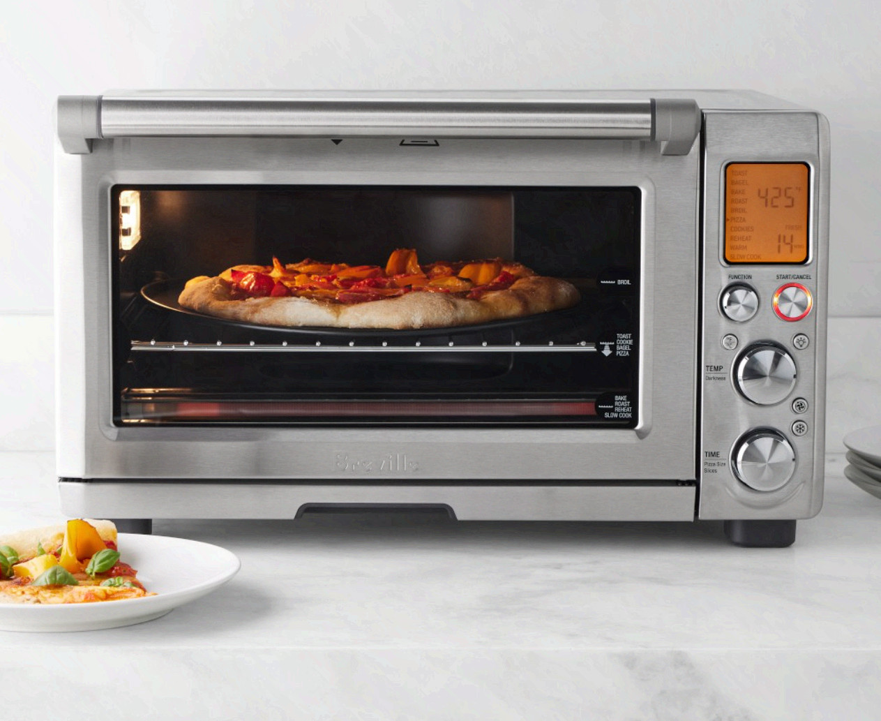 Breville BOV845BSS Smart Oven Pro Convection Toaster Oven Stainless Steel 1800W Breville BOV845BSS Smart Oven Pro Convection Toaster Oven Stainless Steel 1800W