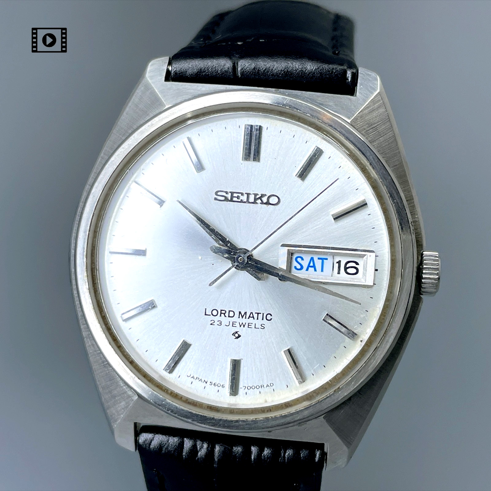 Seiko Lord Matic LM 5606-7000 Vtg1968 \'Kanji\' Automatic Men\'s Watch -US Stock