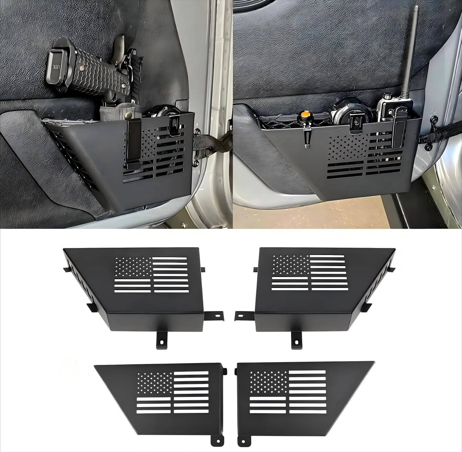 Front/Rear Door Storage Box Side Pocket Organizer for Jeep Wrangler JK 2007-2018 Front/Rear Door Storage Box Side Pocket Organizer for Jeep Wrangler JK 2007-2018