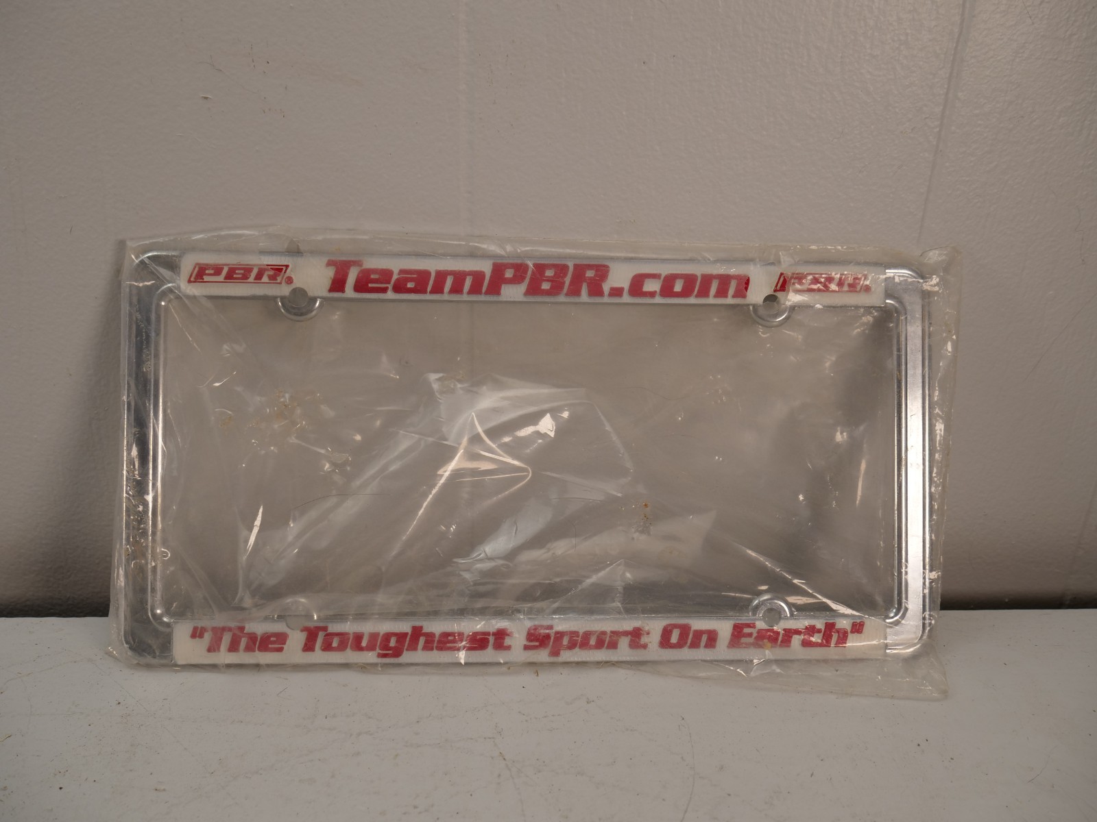 PBR Professional Bull Riders Heavy Metal License Plate Frame NEW PBR Professional Bull Riders Heavy Metal License Plate Frame NEW