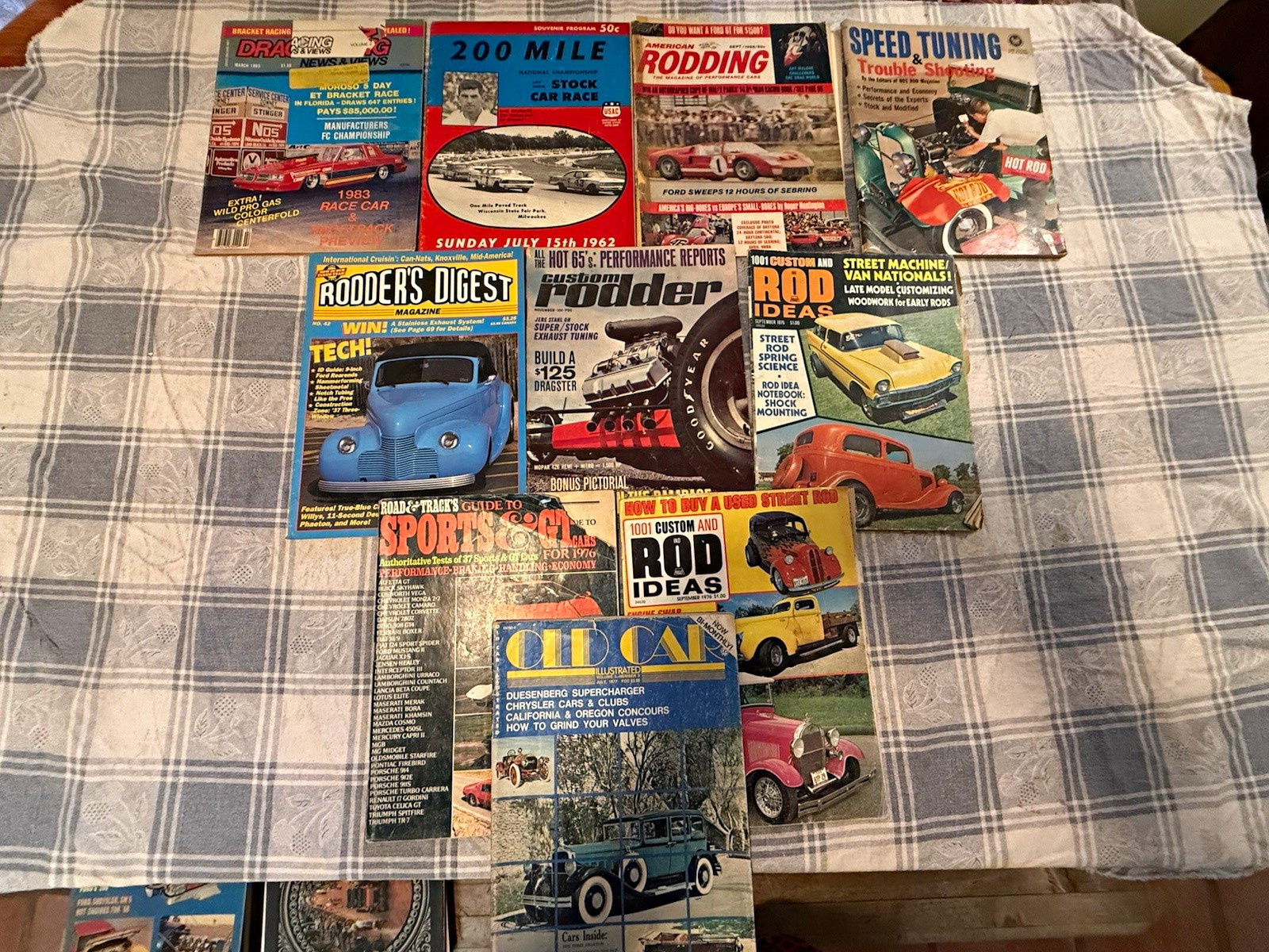 Vintage Drag Racing & Stock Car Program Lot (1962-1983) - Rare Racing Ephemera