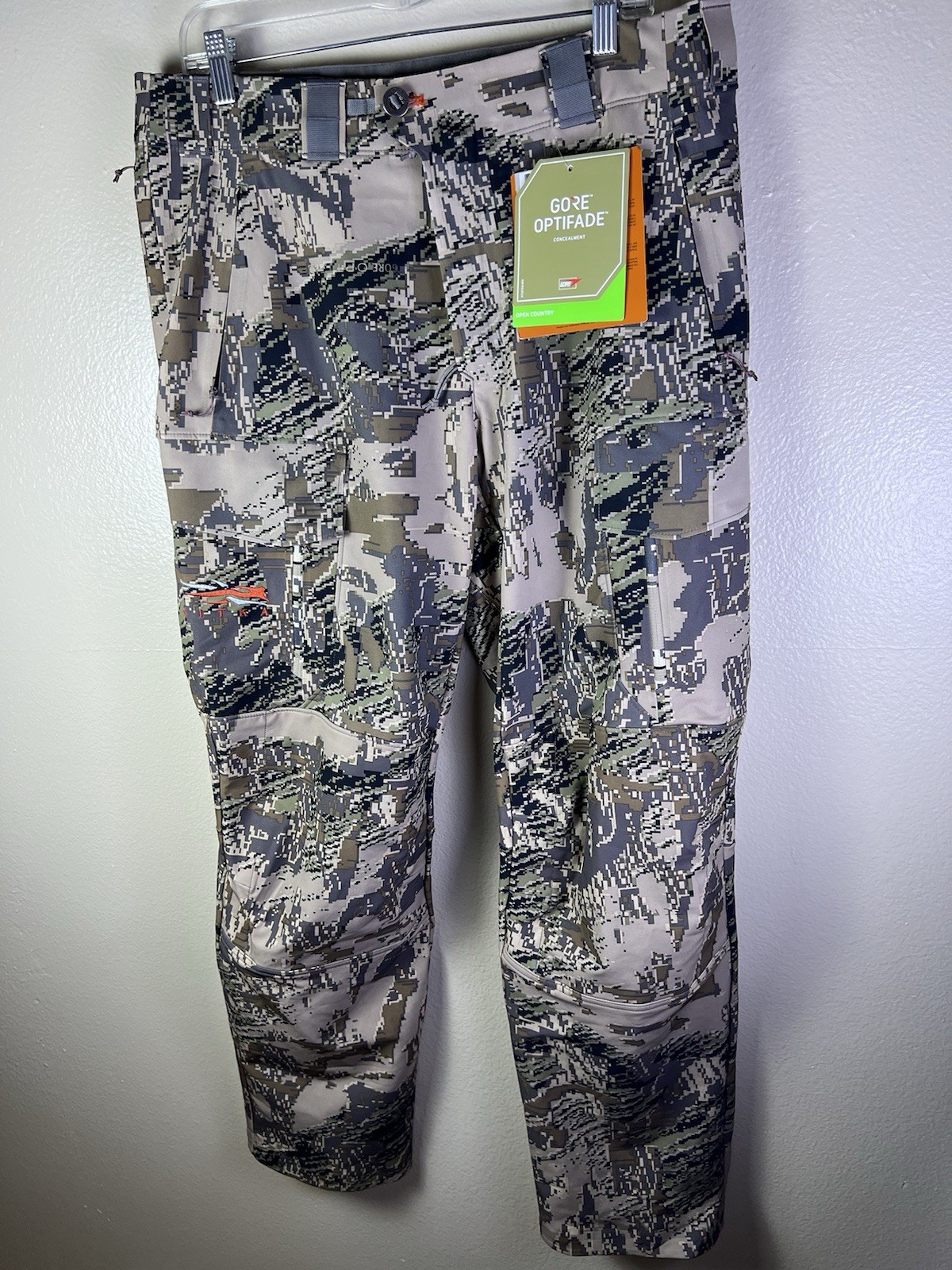 NWT Sitka Gear Mountain Pants Men\'s 36 GORE-TEX OPTIFADE Camo Hunting Pants