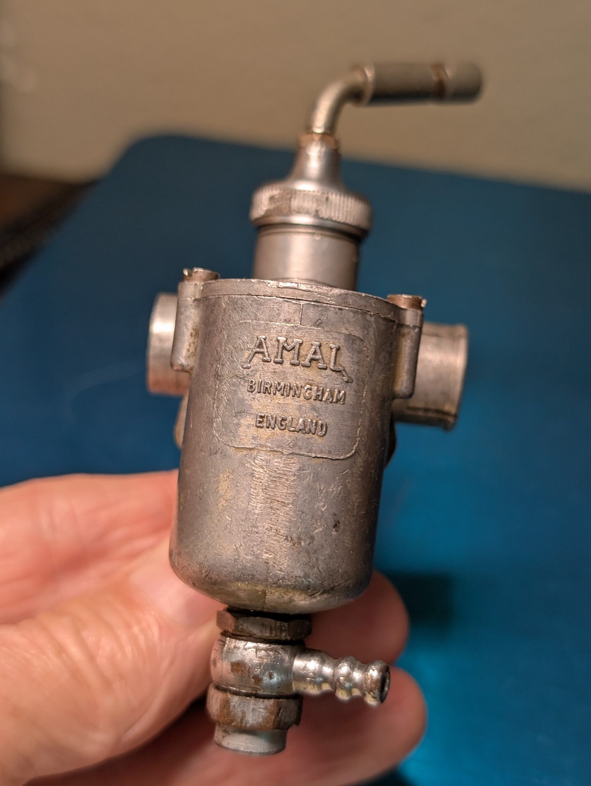 VTG AMAL 308/11 Remote Float Carburetor for Restoration OF British Motorcycles