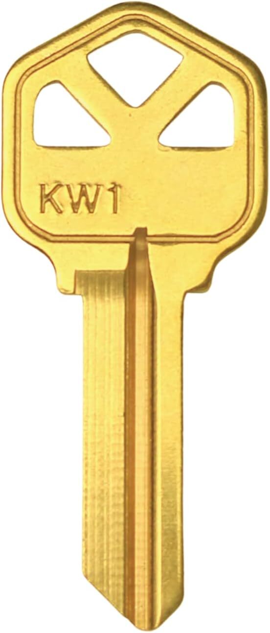 50PCS KW1 Uncut Blank Keys in Premium Brass, Copper Structures Blank Keys 50PCS KW1 Uncut Blank Keys in Premium Brass, Copper Structures Blank Keys