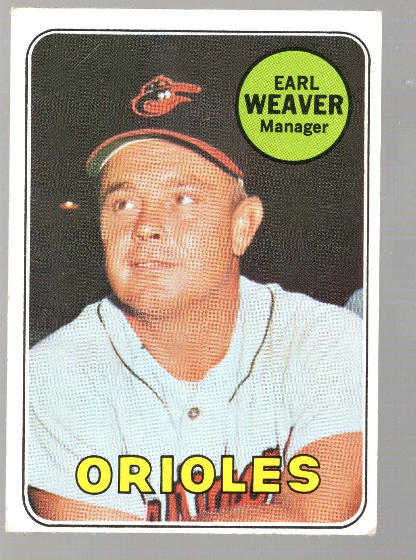 Earl Weaver 1969 Topps #516 RC