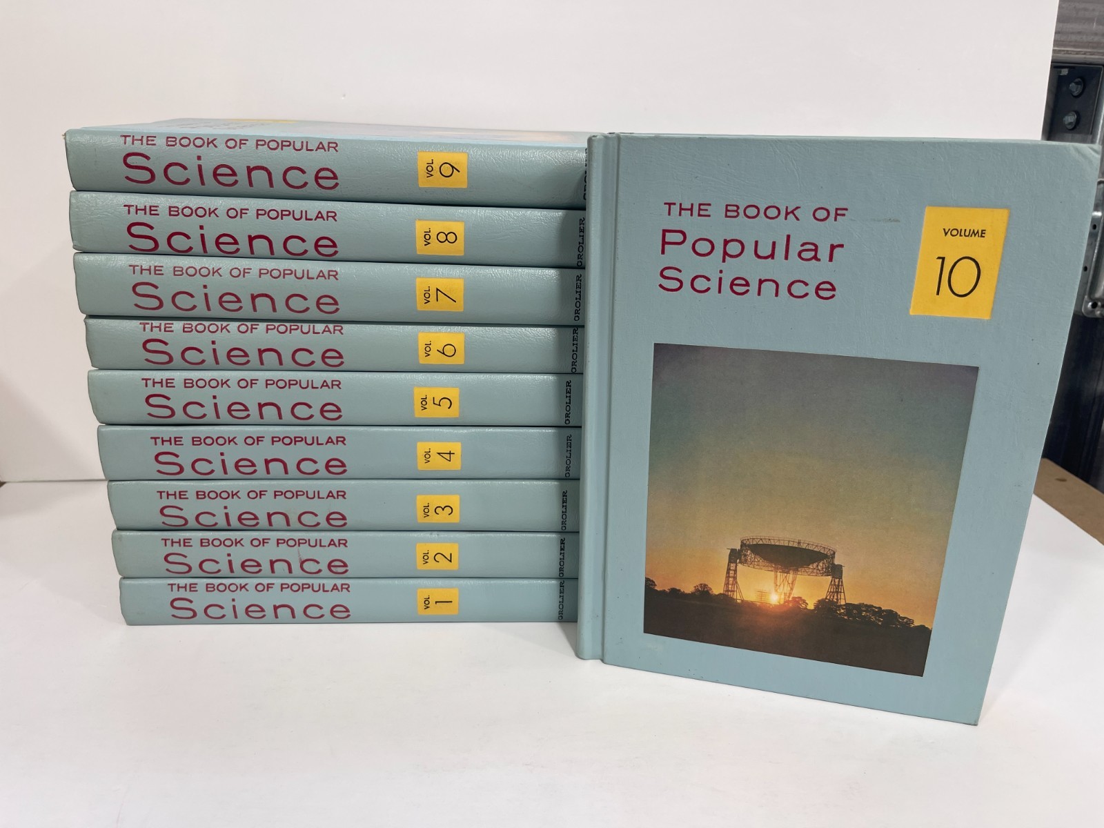 The Book of Popular Science Complete 10 Volume Set Grolier Vintage 1967