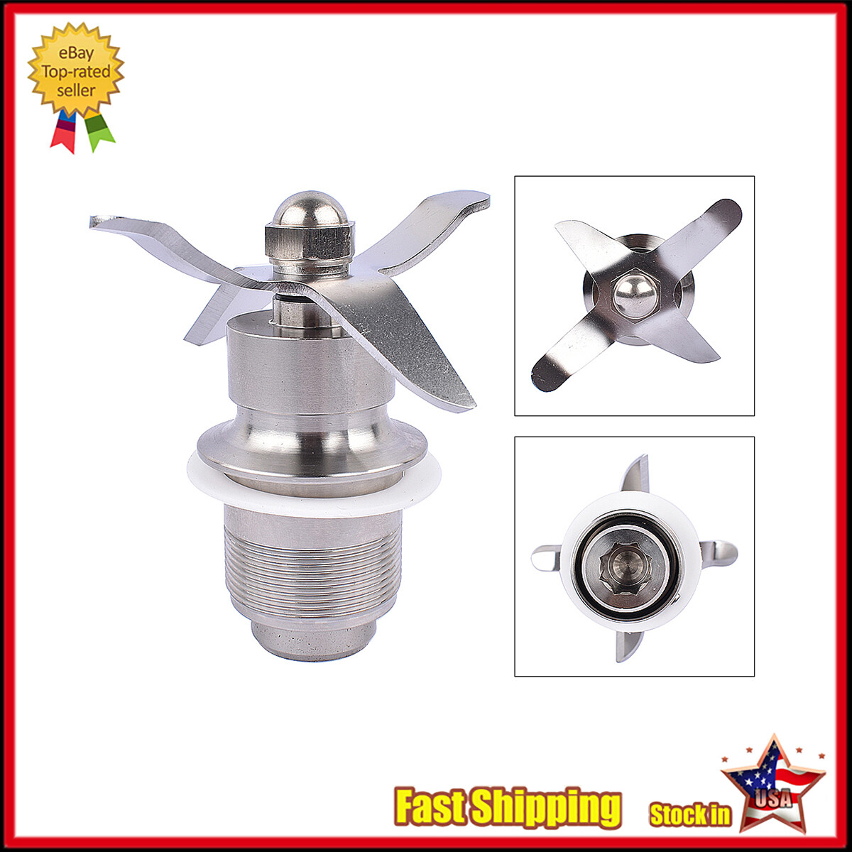 502977 Commercial Blade Cutting Blender Assembly for Waring CB6 CB10 CB15 CB10S