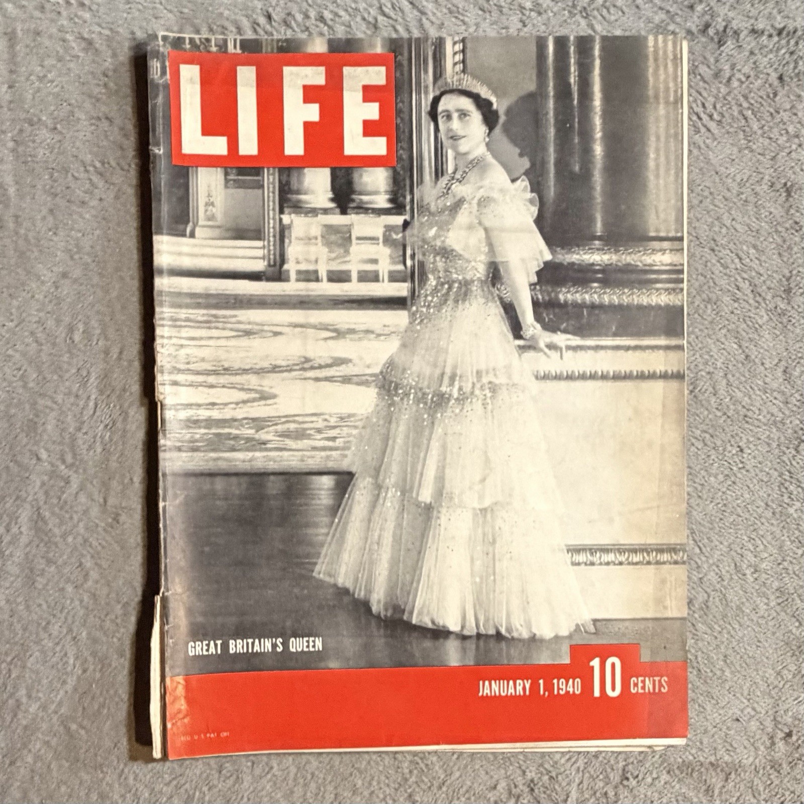 LIFE Magazine January 1 1940 Queen Elizabeth Cecil Beaton Cover WWII England