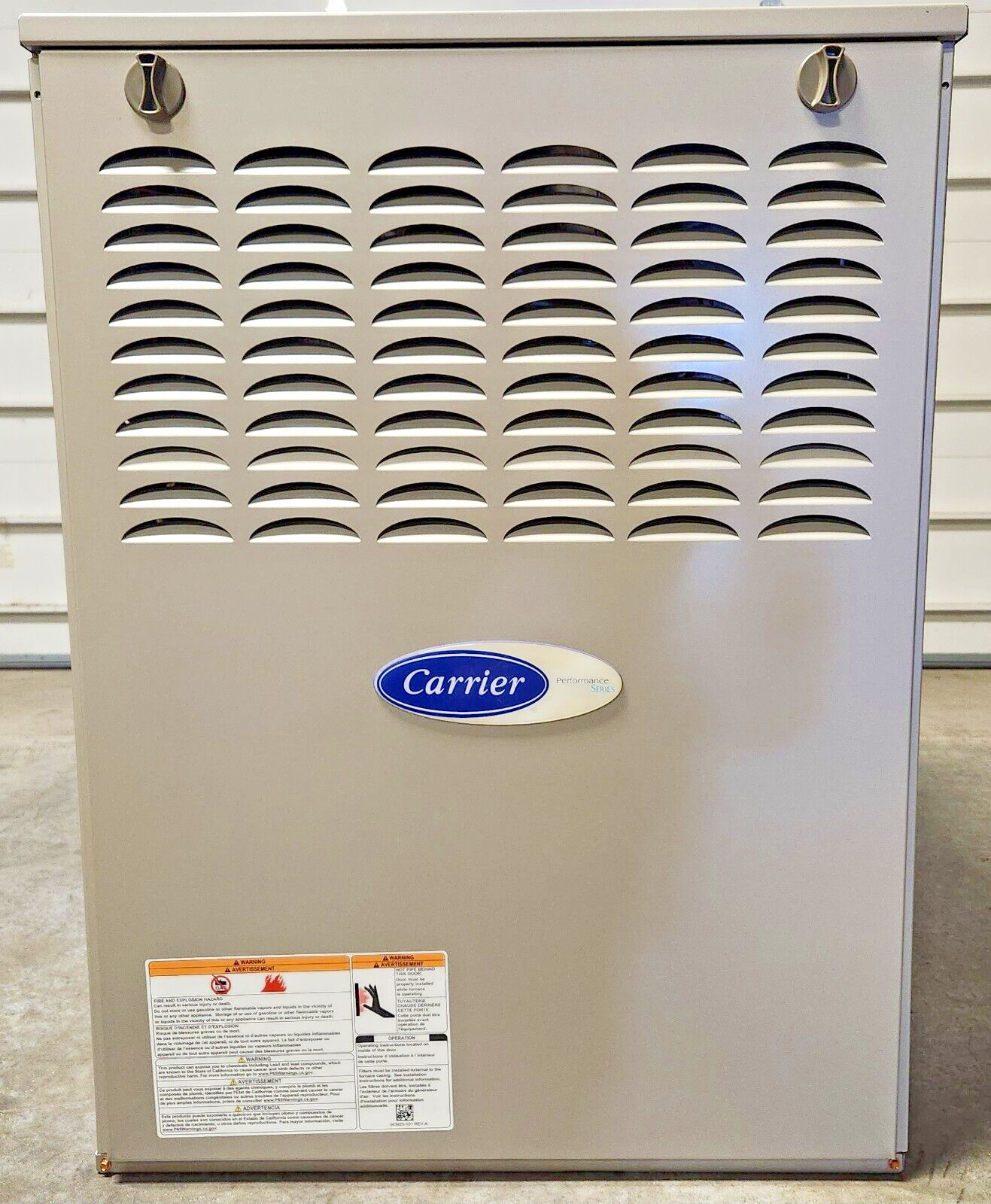 CARRIER 135,000 BTU 80% 2-STAGE VARIABLE SPEED GAS FURNACE 58TP0A135V24--22