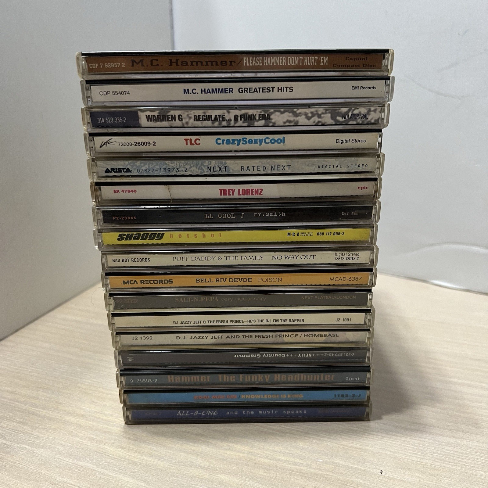 Vintage 90s 2000s Hip Hop R&B Rap CD Lot of 17 Mc Hammer LL Cool J TLC Vintage 90s 2000s Hip Hop R&B Rap CD Lot of 17 Mc Hammer LL Cool J TLC