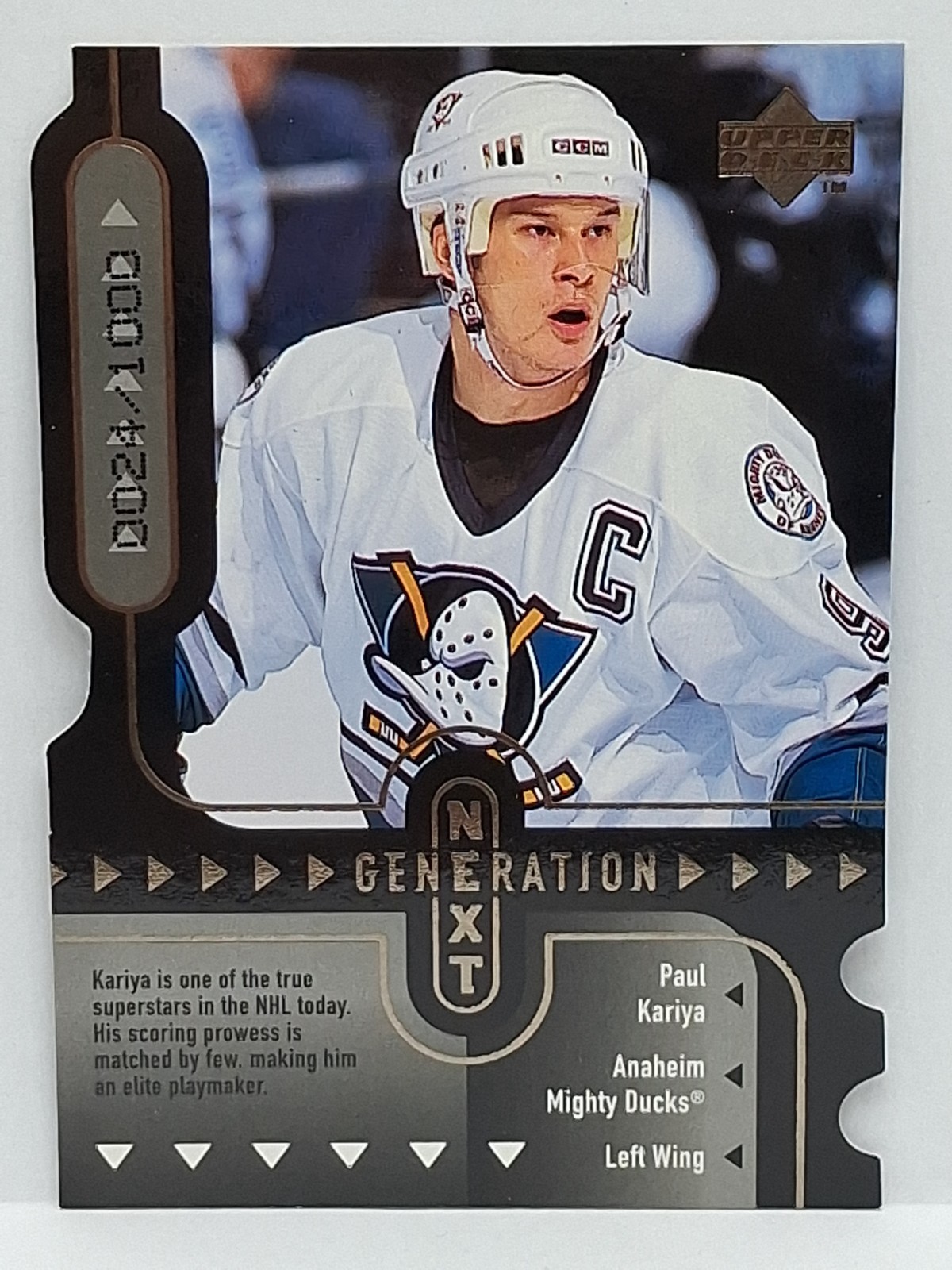 1998-99 Upper Deck Generation Next Quantum 1 #GN19 Paul Kariya/1000 (D157) 1998-99 Upper Deck Generation Next Quantum 1 #GN19 Paul Kariya/1000 (D157)