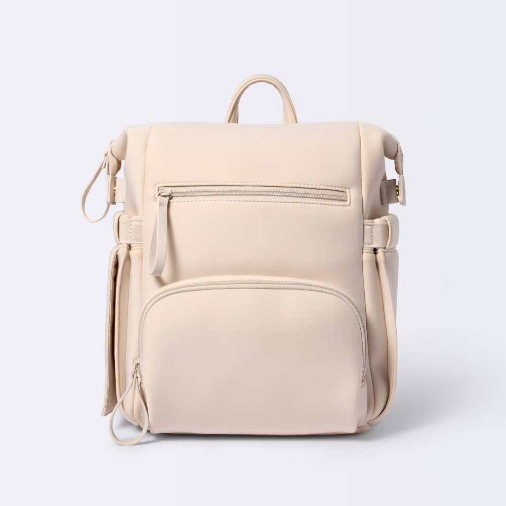 Cloud Island Mini Boxy Solid Backpack Diaper Bag - Blue