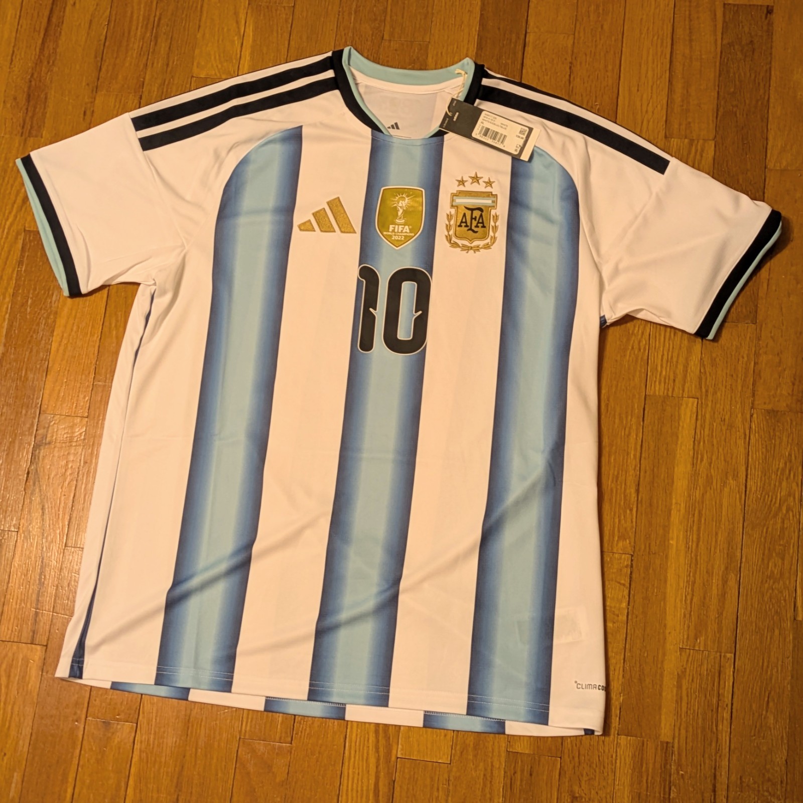 NWT Adidas Argentina 26’ Messi Home Jersey XL ClimaCool Slim Fit Lot of 4 NWT Adidas Argentina 26’ Messi Home Jersey XL ClimaCool Slim Fit Lot of 4