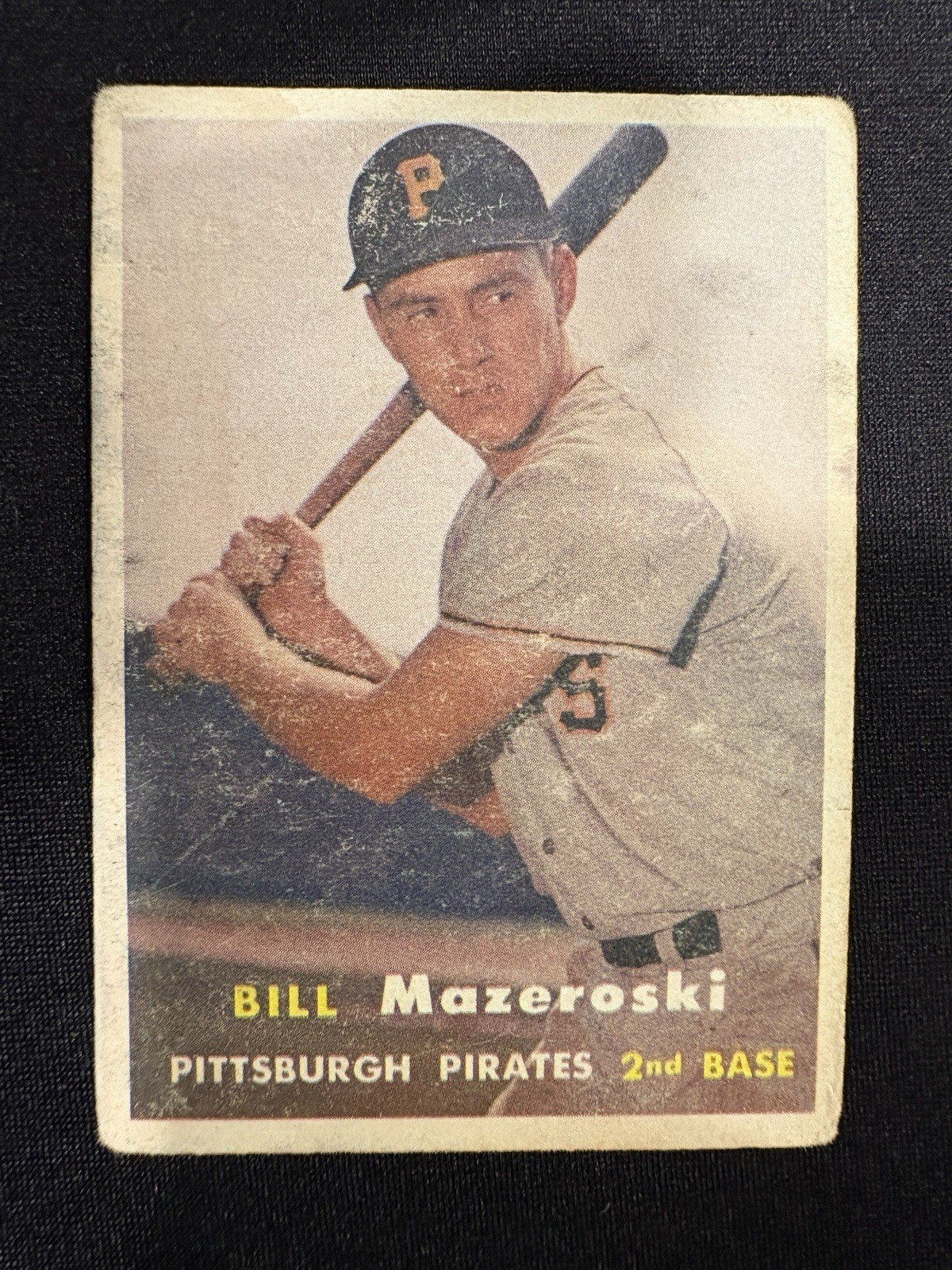 1957 Topps # 24 - Bill Mazeroski RC (HOF) 1957 Topps # 24 - Bill Mazeroski RC (HOF)