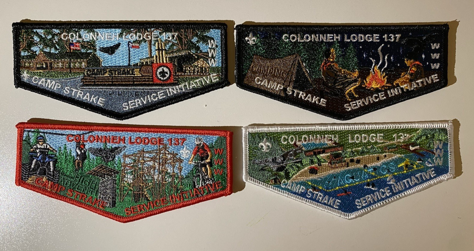 Colonneh 137 OA 2020 Strake Service Initiative Lodge 4 Flap Patch Set SHAC Colonneh 137 OA 2020 Strake Service Initiative Lodge 4 Flap Patch Set SHAC