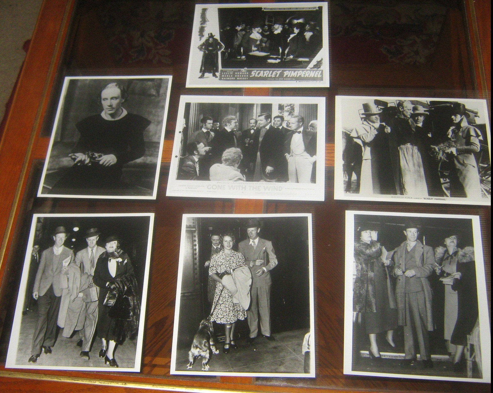 Great Lot of (7) Leslie Howard Repro. Photos- Some Rare Candids of Him & Family