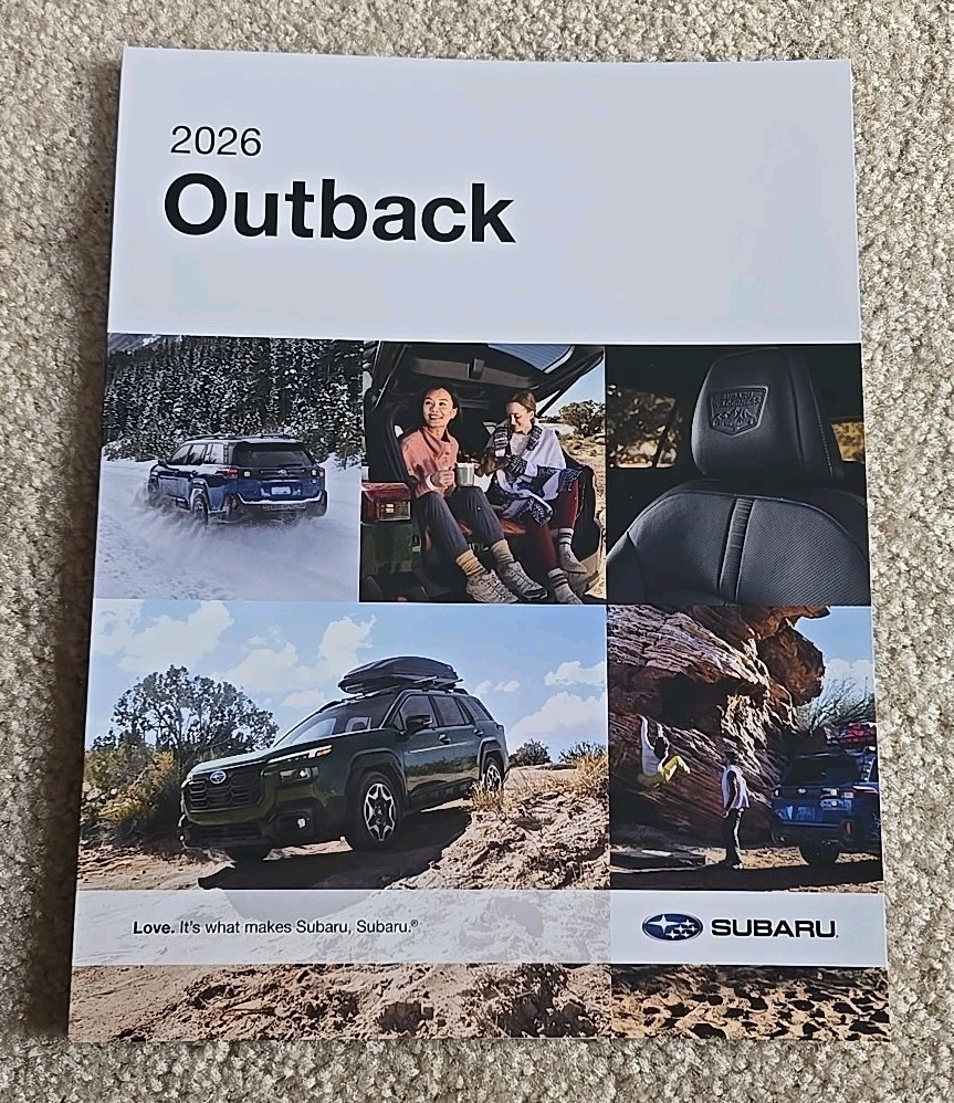 2026 Subaru Outback Original Sales Brochure - All New 2026 Subaru Outback Original Sales Brochure - All New