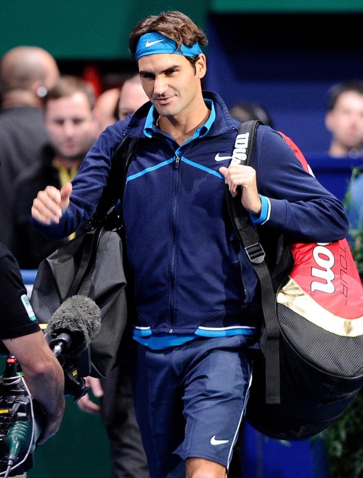 RARE 2011 NIKE ROGER FEDERER TROPHY TENNIS TRACK ZIP JACKET JUMPER SIZE XL MENS