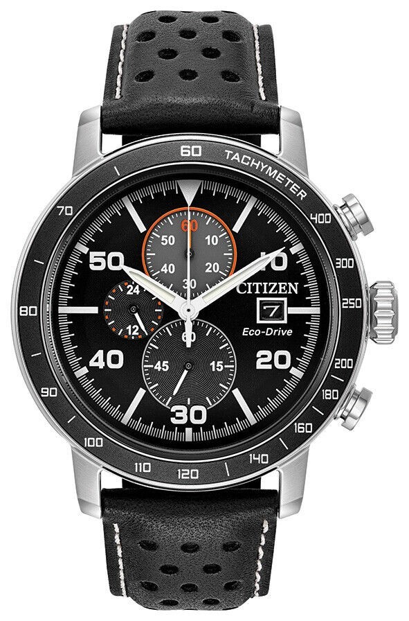 Citizen Brycen Men's Chronograph Eco Drive Watch - CA0649-14E NEW