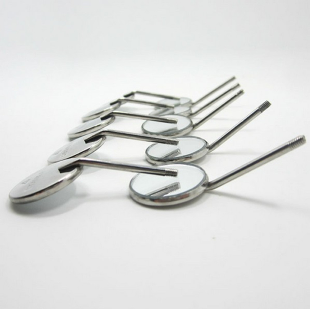 10Pcs Dental Plain Mouth Mirror simple stem 4# #5 Miltex 10Pcs Dental Plain Mouth Mirror simple stem 4# #5 Miltex