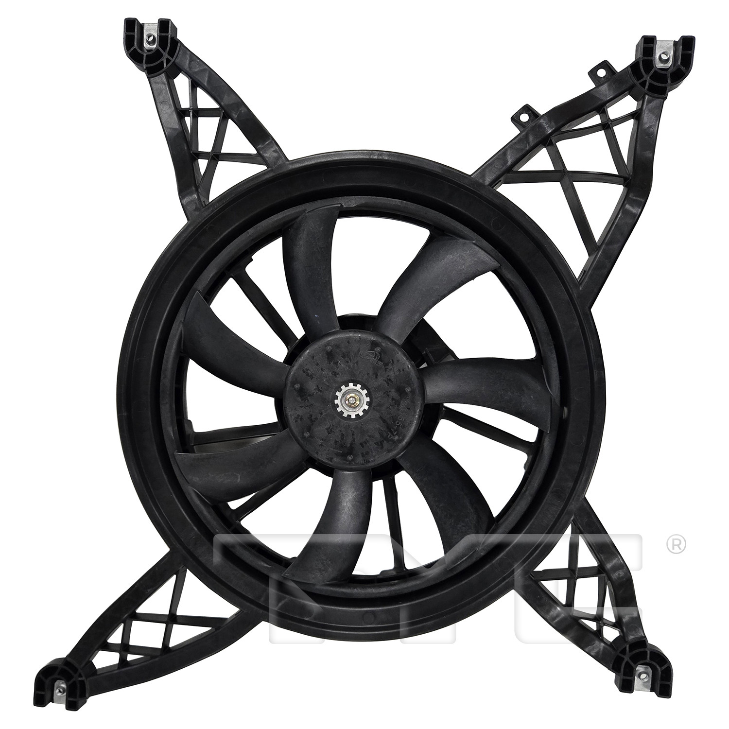 Radiator & Condenser Cooling Fan Assembly for 23-26 Ford F-Series HD 6.8/7.3L