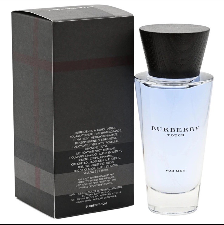 Burberry Touch for Men Eau de Toilette Spray Regular Size 3.3 fl oz 100 ml