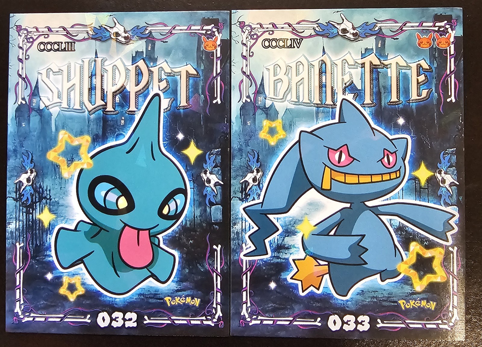 SHUPPET X BANETTE SHINY LOT - POKEMON PRISMA HALLOWEEN CCG HOLO 2026 SHUPPET X BANETTE SHINY LOT - POKEMON PRISMA HALLOWEEN CCG HOLO 2026