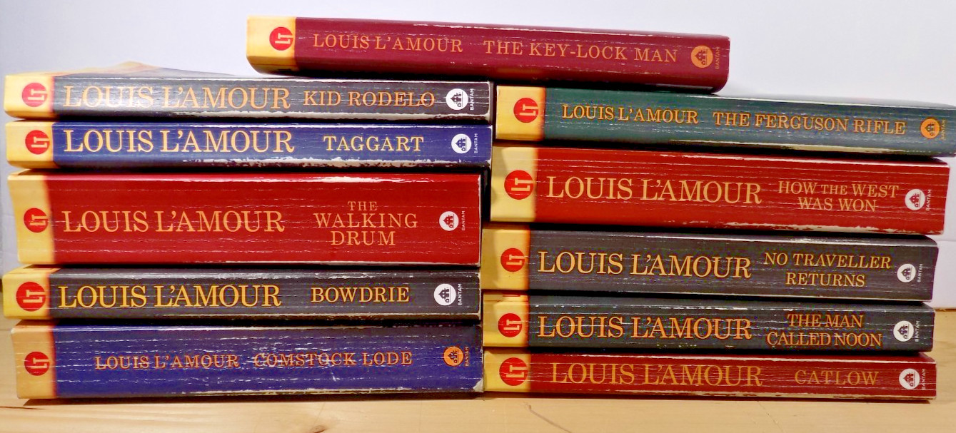 LOUIS L\'AMOUR Eleven LOST TREASURES PAPERBACKS Bantam Books with Bonus Material LOUIS L\'AMOUR Eleven LOST TREASURES PAPERBACKS Bantam Books with Bonus Material