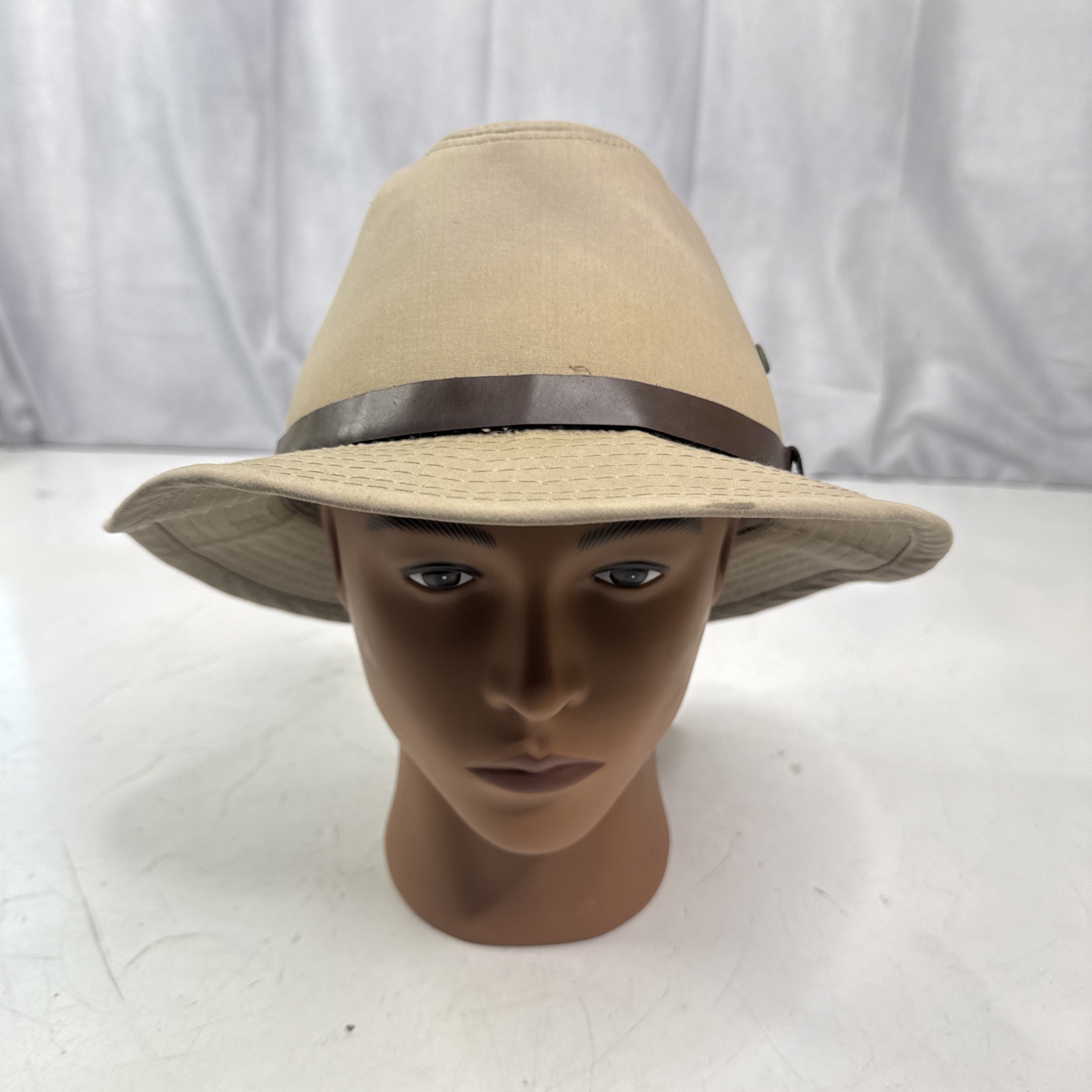 STETSON GABLE All-Weather Poplin Safari Hat Water Repellent 150th Anniversary XL