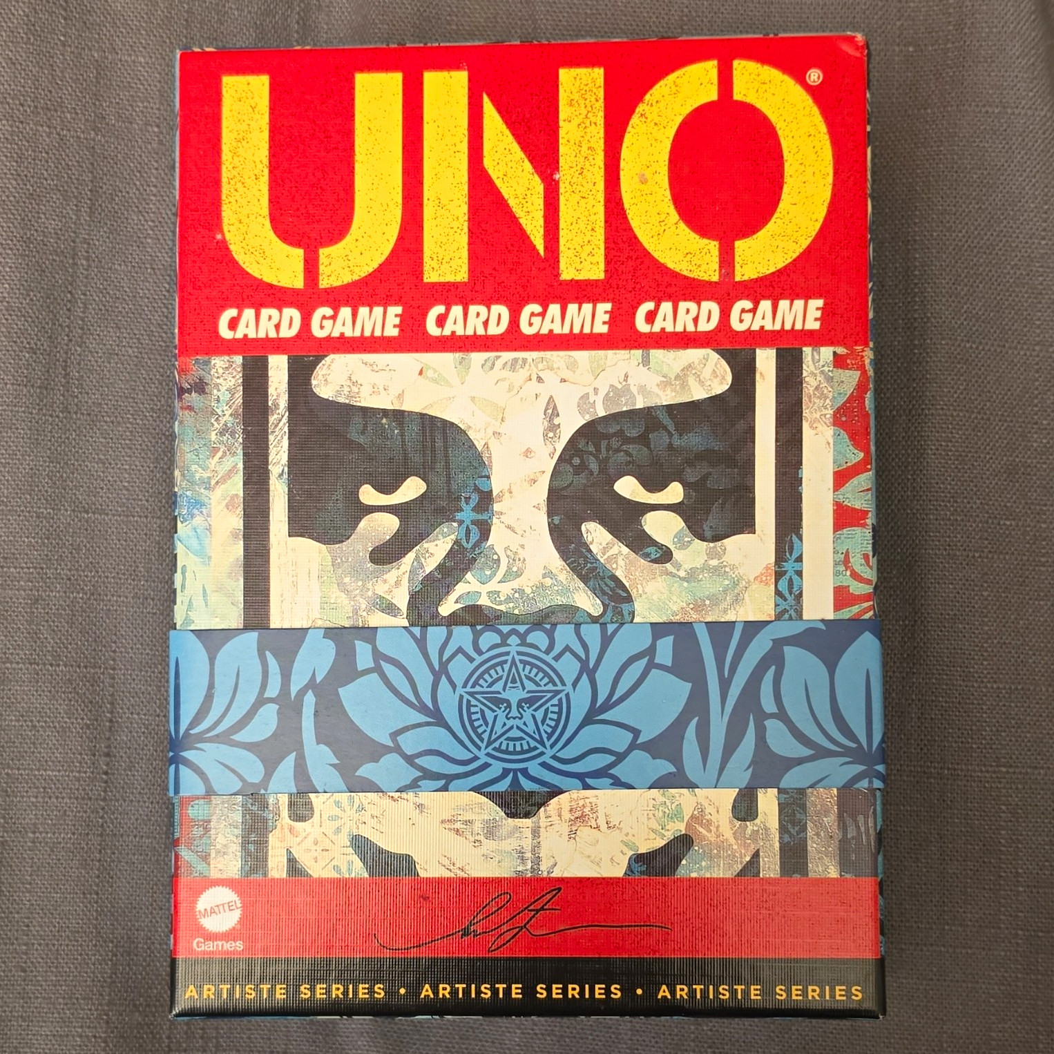Mattel Games UNO Artiste Series Shepard Fairey Card Game HGC02 2022 2-10