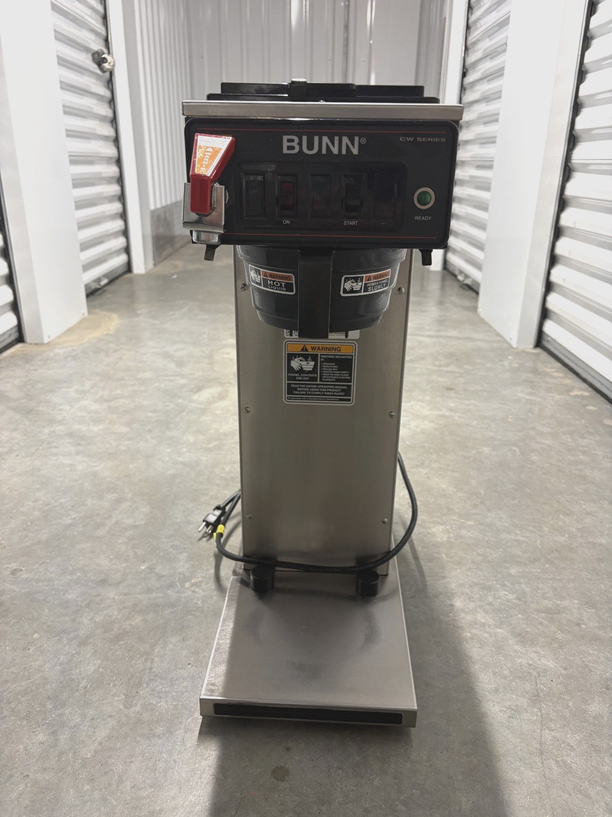 BUNN CWTF15-APS PF CW Series Commercial Airpot Coffee Brewer 120V USA Stainless