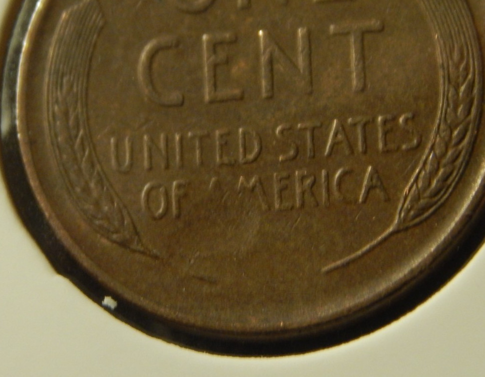 1942 Lincoln Wheat Cent Strike Through Error 1942 Lincoln Wheat Cent Strike Through Error