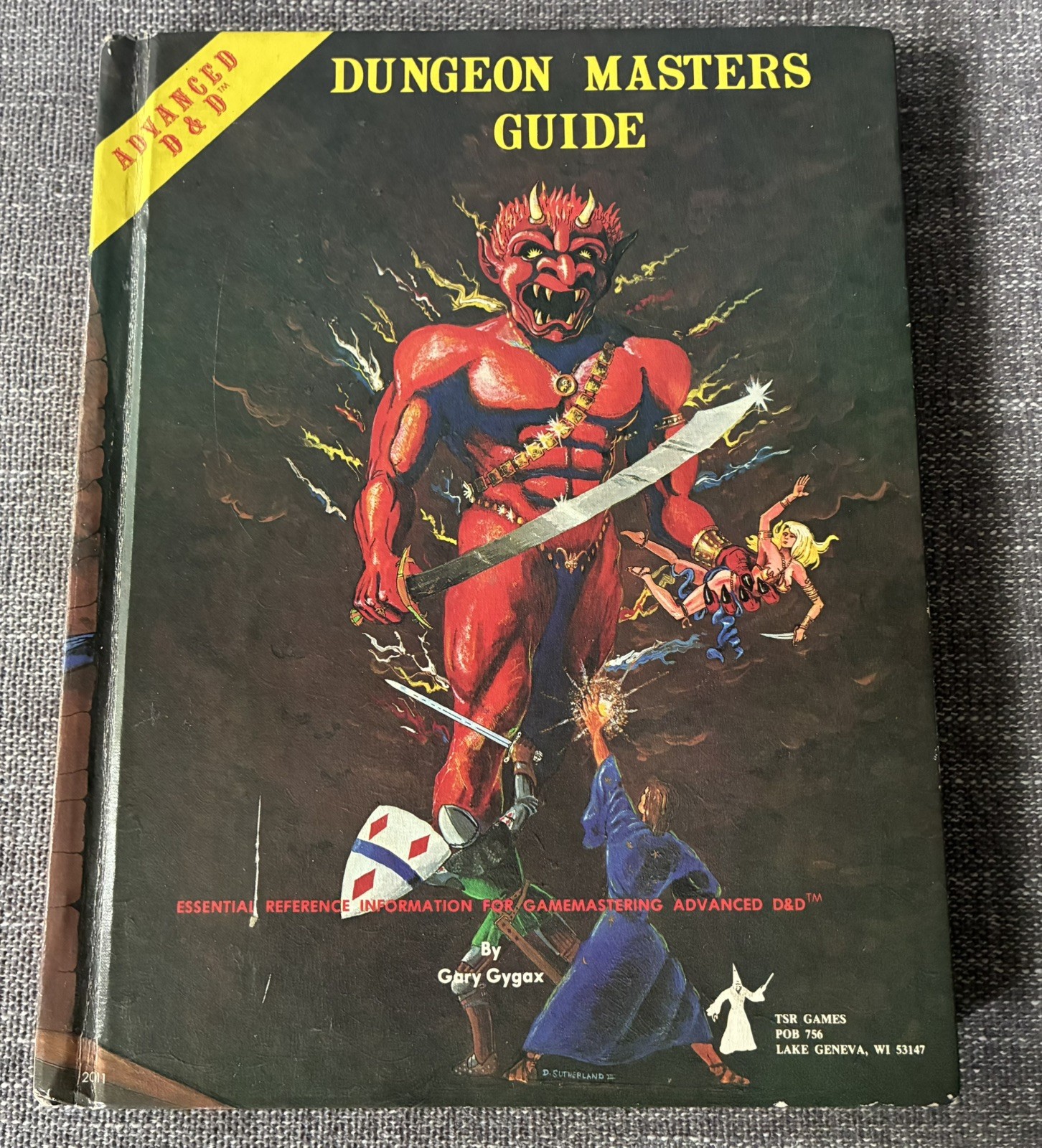 Advanced Dungeons & Dragons Dungeon Masters Guide 1979 Revised TSR Gary Gygax Advanced Dungeons & Dragons Dungeon Masters Guide 1979 Revised TSR Gary Gygax