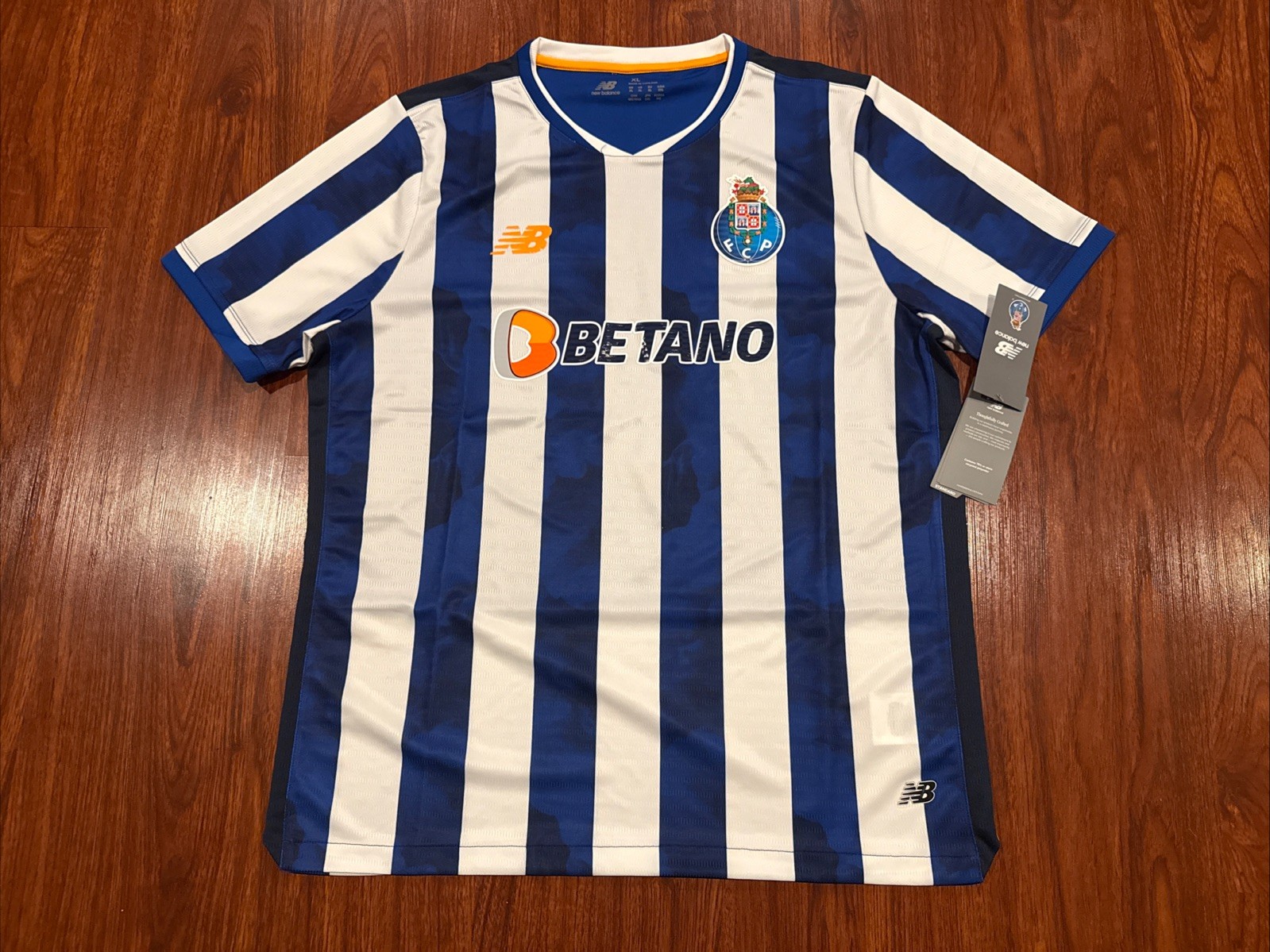 2024-25 New Balance Men’s FC Porto Home Soccer Jersey Extra Large XL Portugal