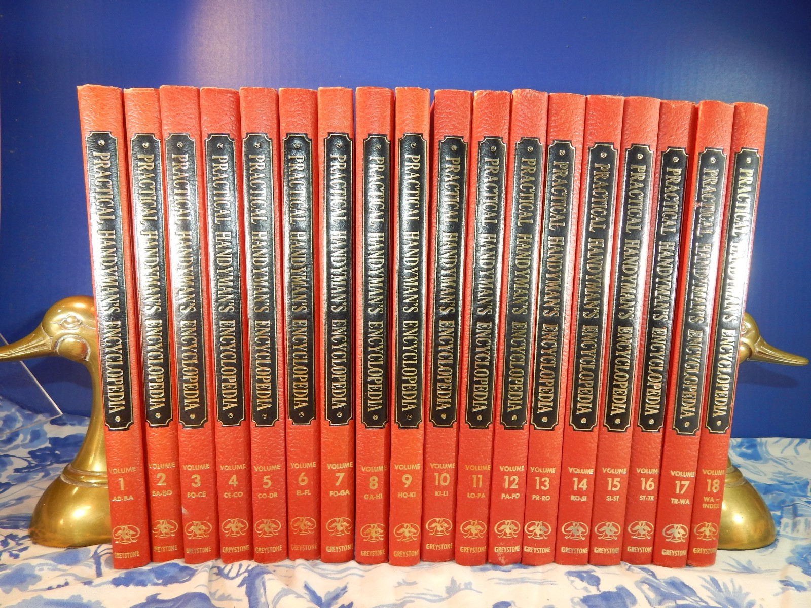 The Practical Handyman's Encyclopedia Vintage 1-18 Volume Set Complete