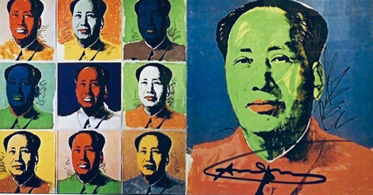Andy Warhol Mao Tse-Tung Invitation Card Offset Lithograph