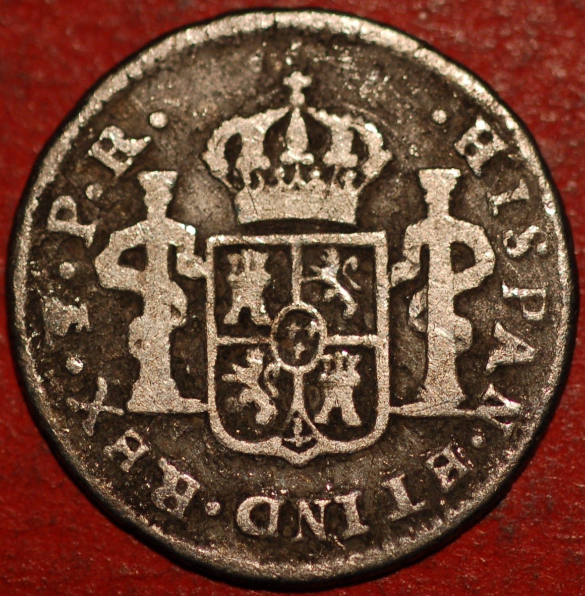 1780 PTS PR Bolivia 1/2 Real Charles III KM# 51 1780 PTS PR Bolivia 1/2 Real Charles III KM# 51