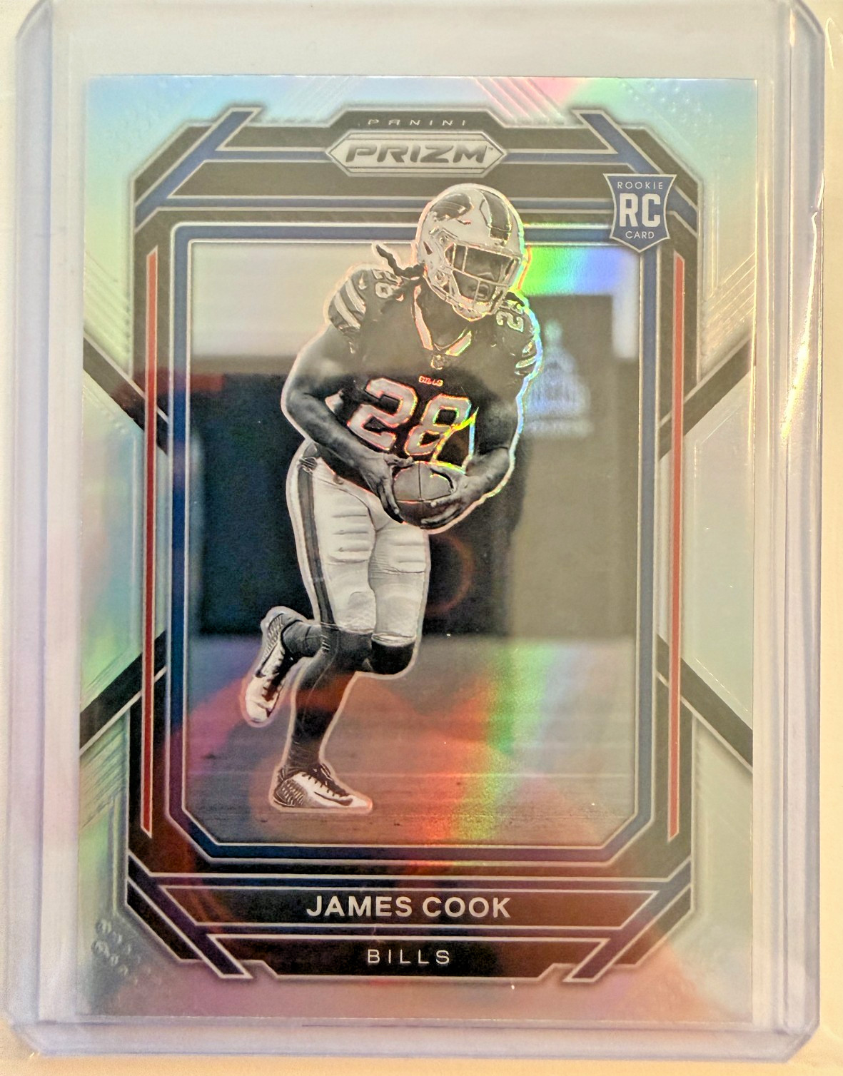 2022 Panini Prizm Negative James Cook Rookie RC Buffalo Bills #319 SSP Dimple