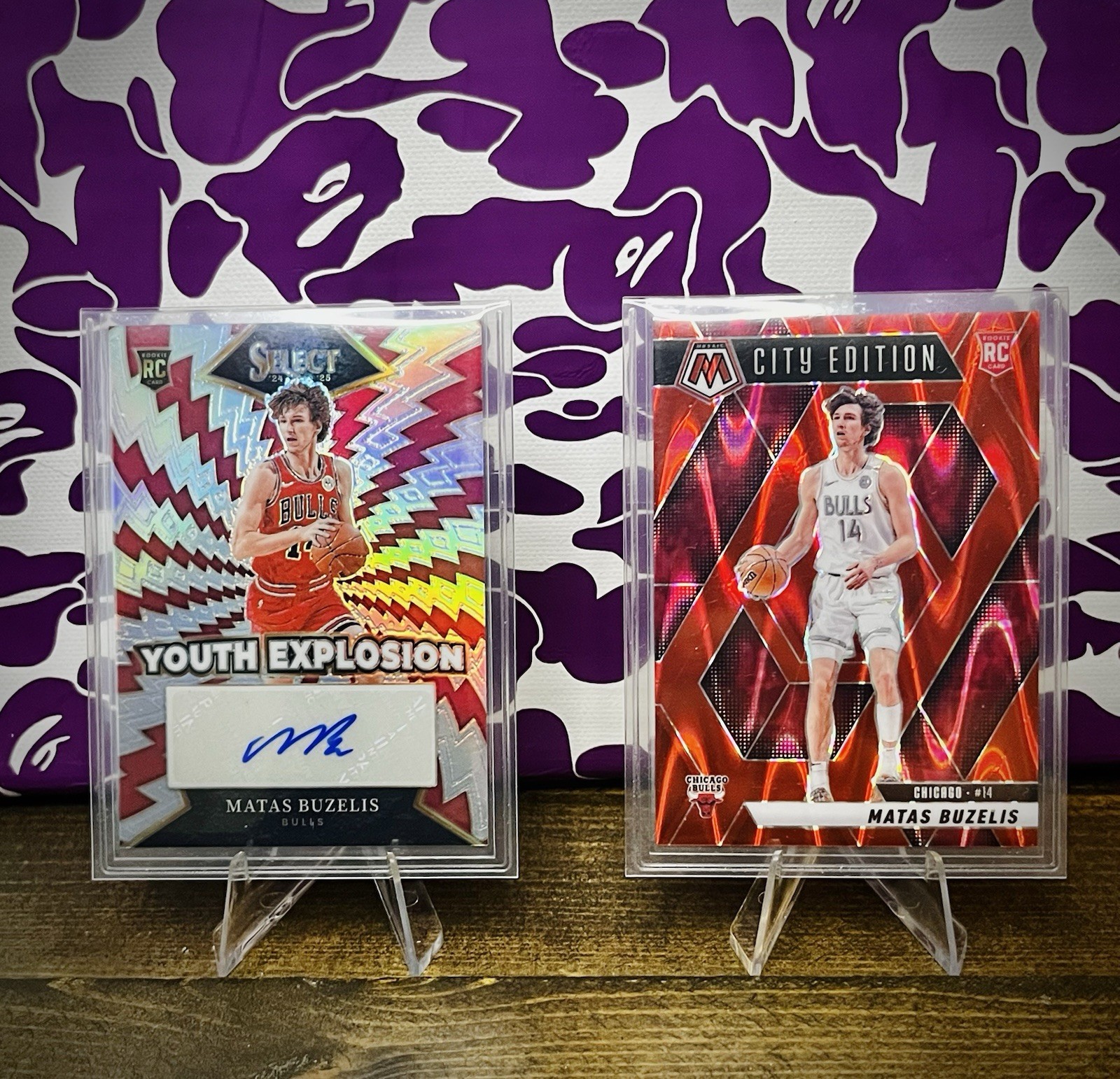 2024-25 Panini Mosaic - City Edition Matas Buzelis & Youth Explosion Rc