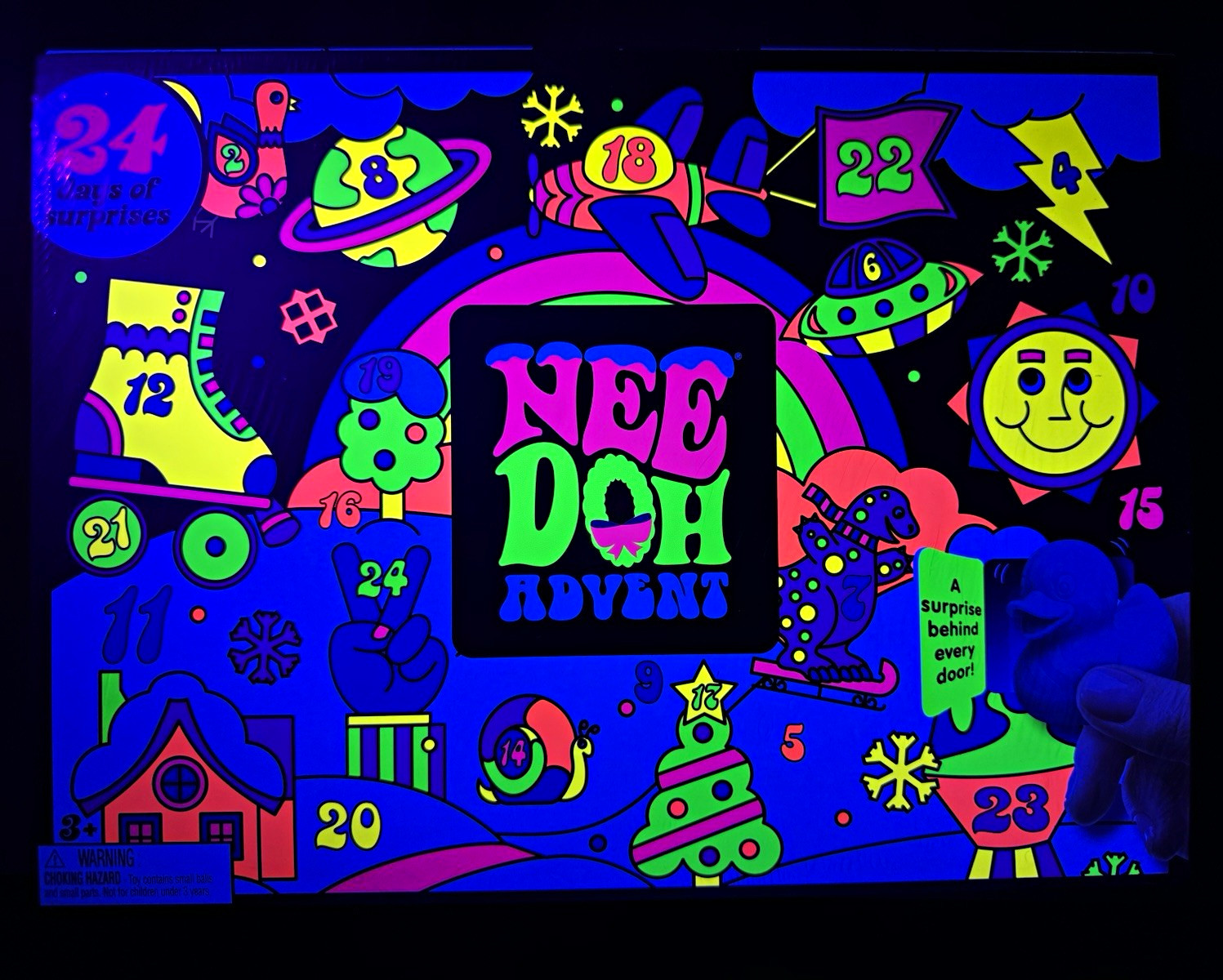 RARE AUTHENTIC NeeDoh 24-Day Christmas Door Advent Calendar DM To Bundle